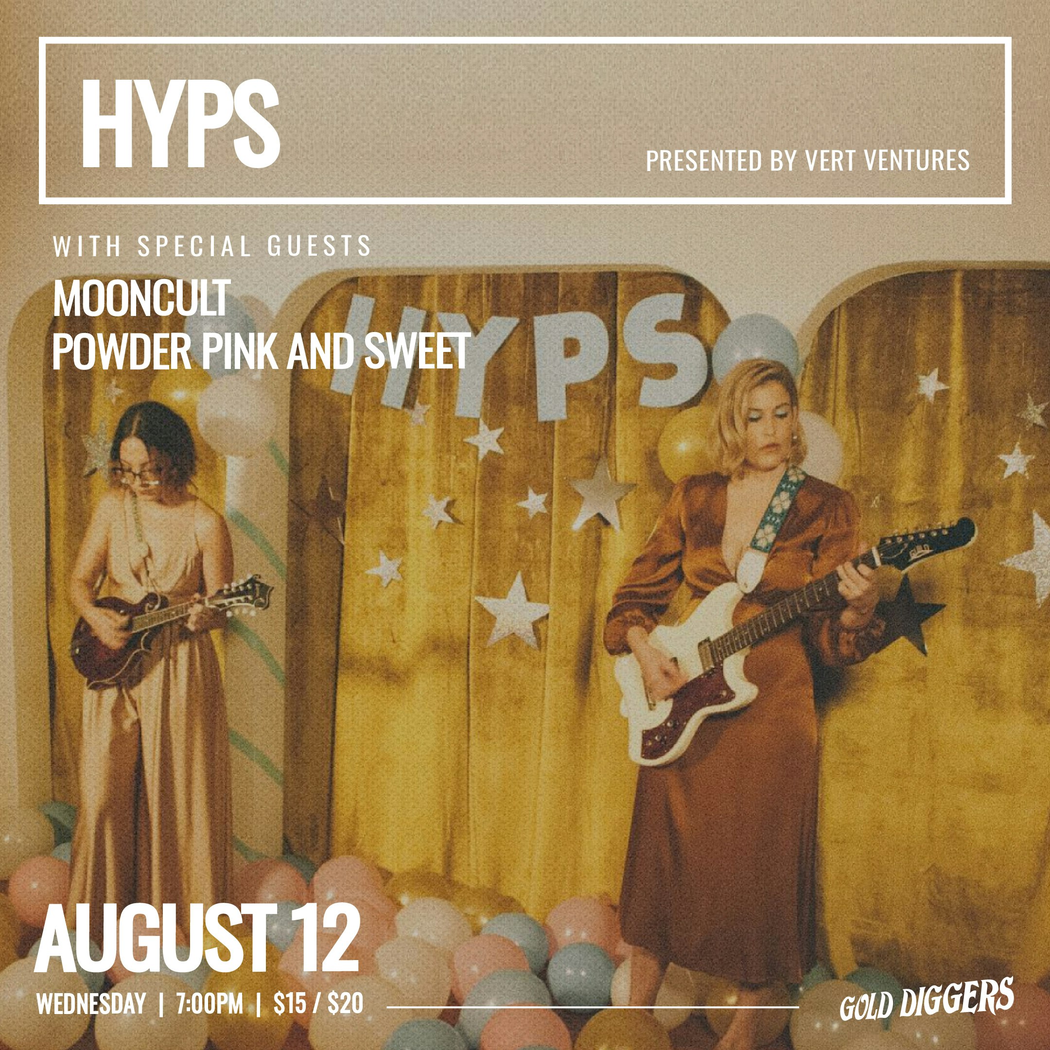 Hyps, Mooncult, Powder Pink and Sweet