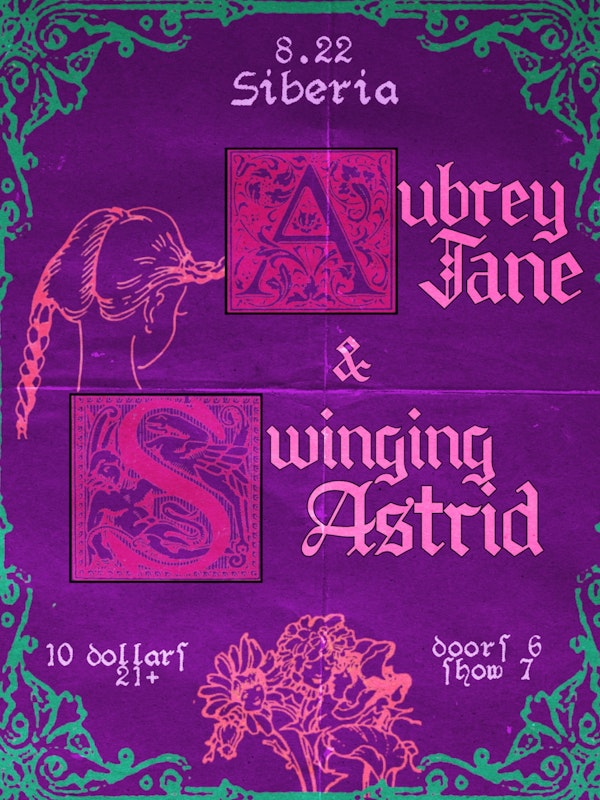 Swinging Astrid and Aubrey Jane (MATINEE!)