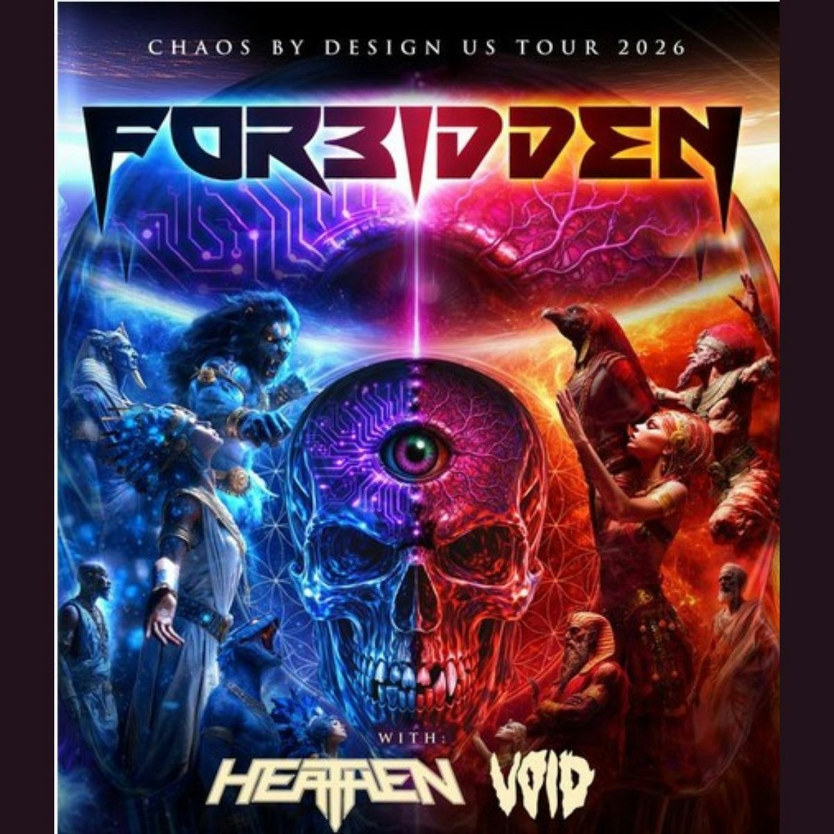 Forbidden – Chaos By Design US Tour 2026