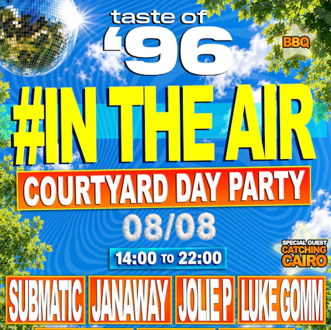 TASTE OF '96: #IN THE AIR - Day Party - 08/08