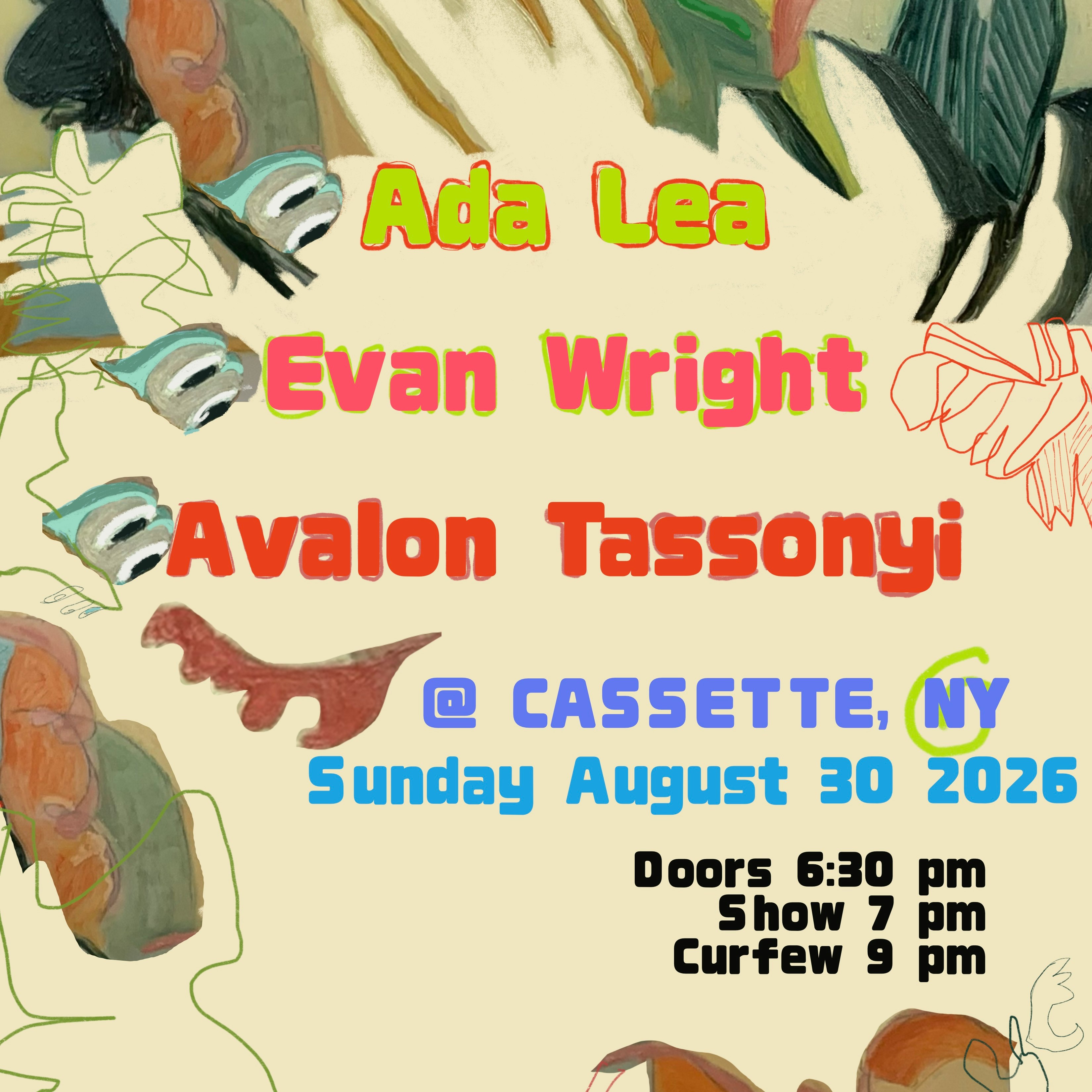 ADA LEA, EVAN WRIGHT, AVALON TASSONYI