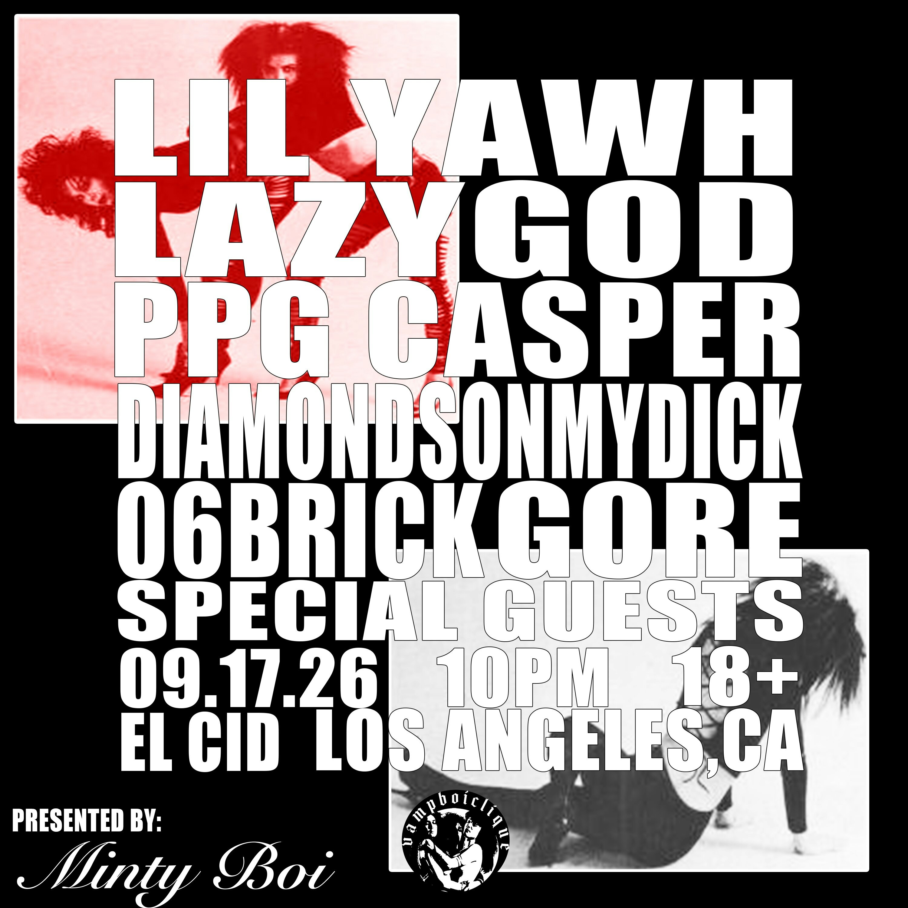 Minty Boi Pres: Lil Yawh & Lazygod in Los Angeles