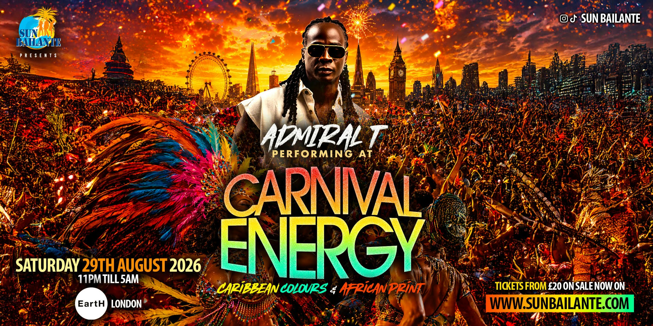Admiral T @Carnival Energy – Notting Hill 2026 Warm up