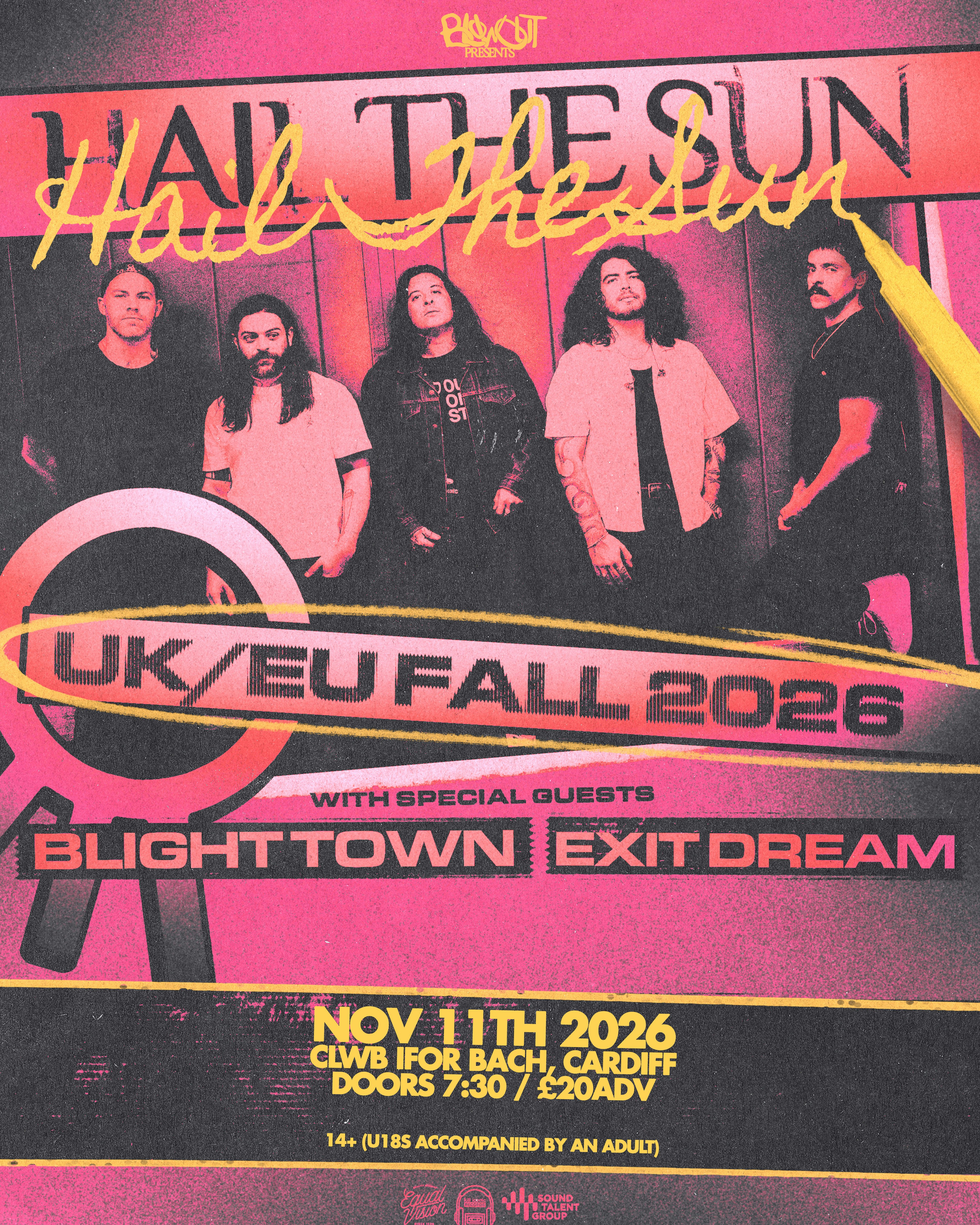 Hail the Sun at Clwb Ifor Bach, Cardiff