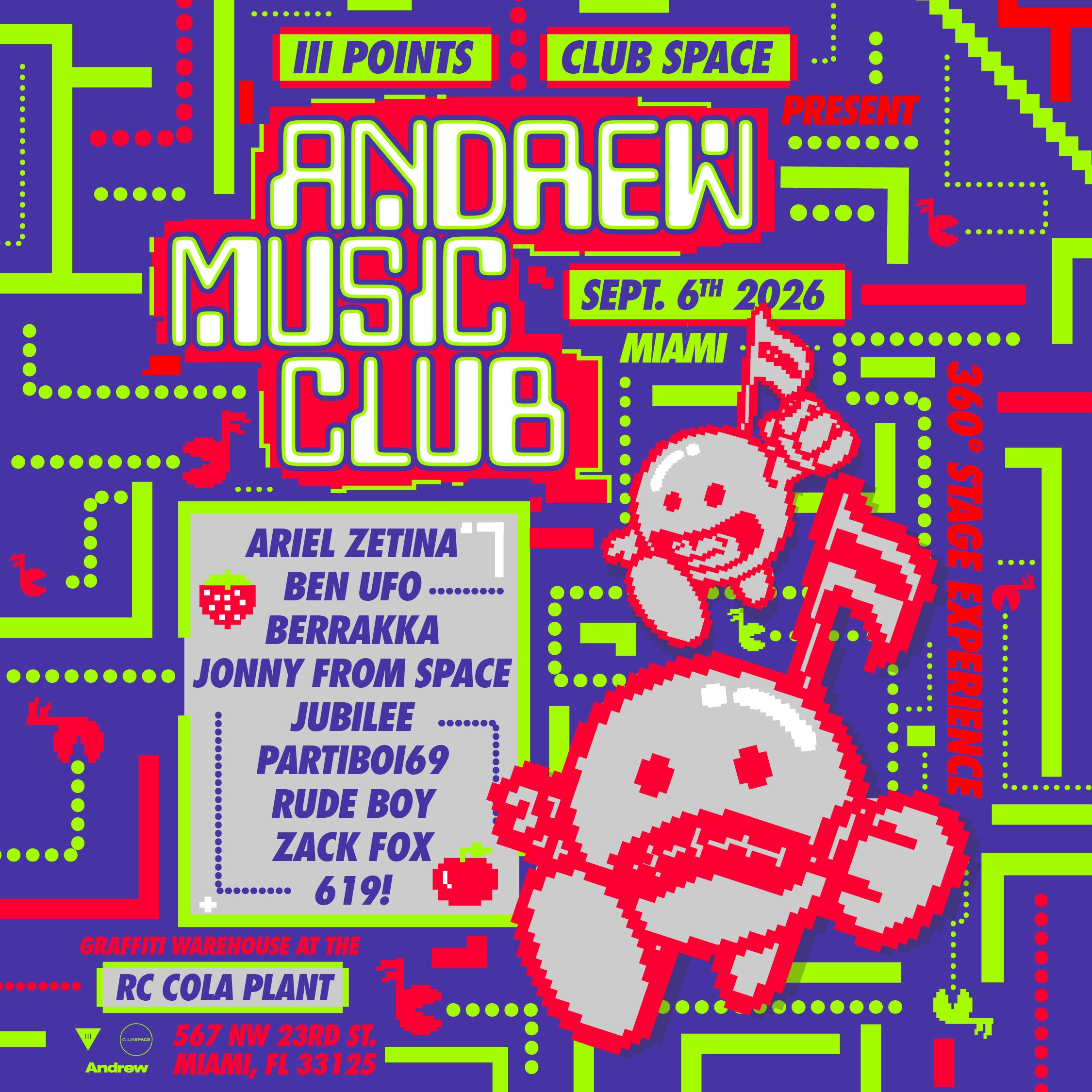 Andrew Music Club: Zack Fox + Ben UFO + Partiboi69 + More Tickets