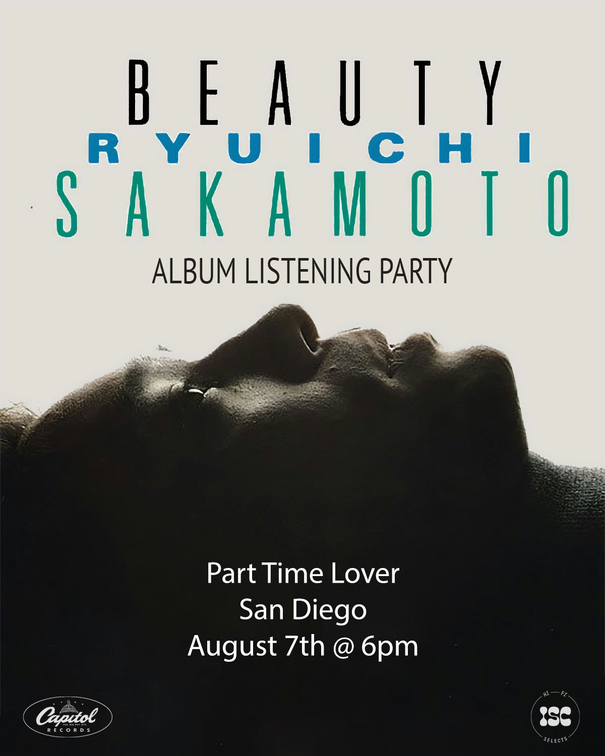 Listening Session: Ryuichi Sakamoto - Beauty Tickets | Free | 7