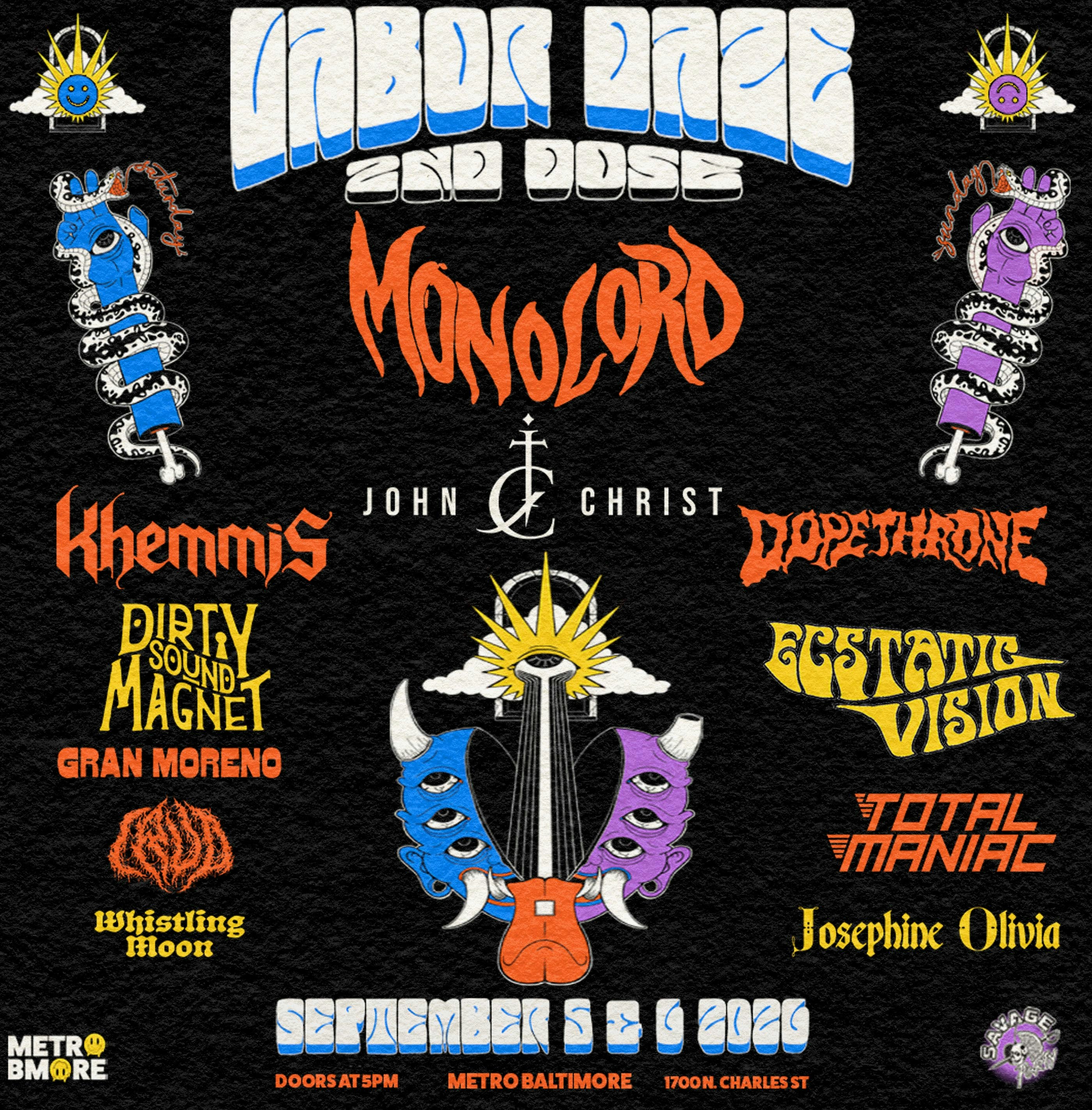 LABOR DAZE: The Second Dose Tickets | From $41.20 | 5 Sept @ Metro