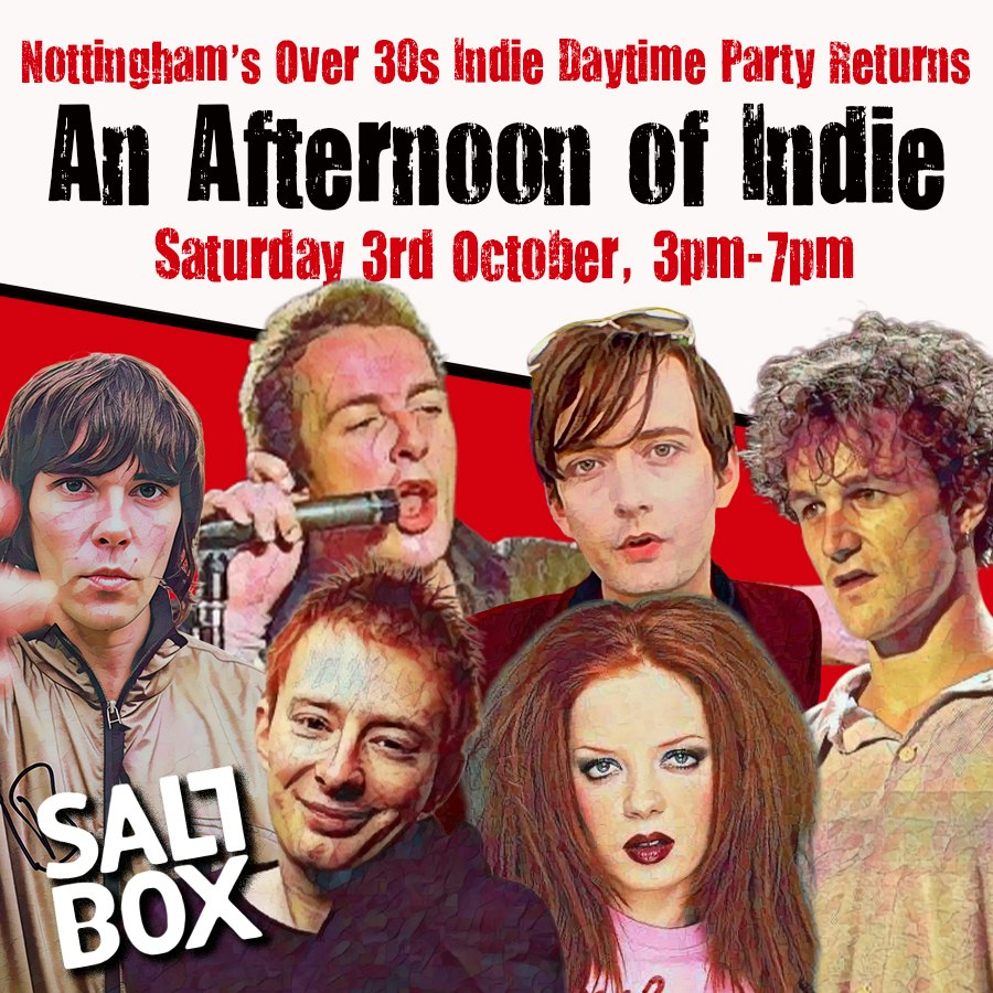 An Afternoon of Indie NOTTINGHAM (30+ Only) at Saltbox Bar, Nottingham