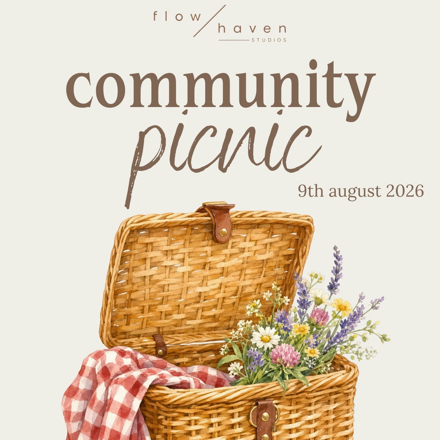flow haven studio community picnic