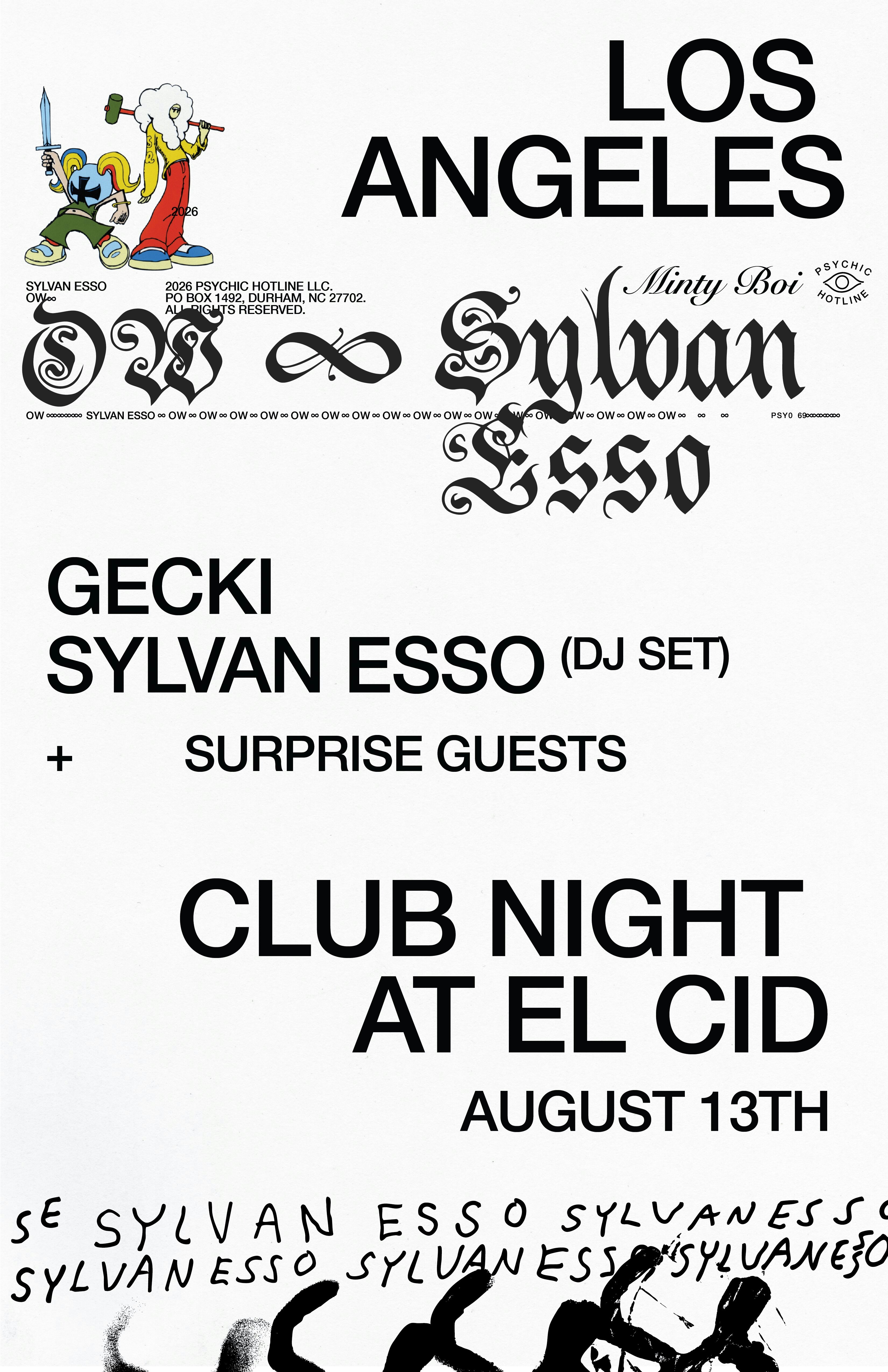 Minty Boi Pres: Sylvan Esso (DJ set) In LA