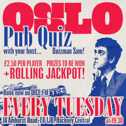 Oslo Pub Quiz...with Quizman Sam