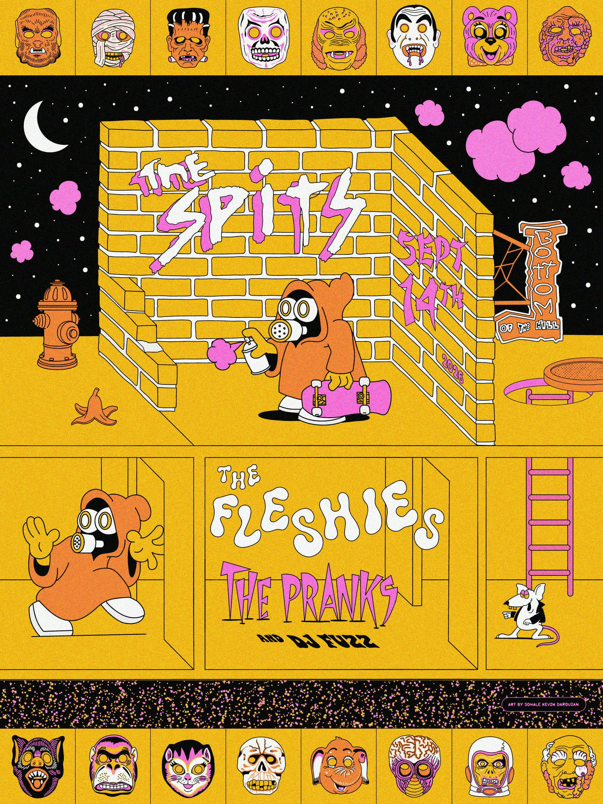 The Spits ~ The Fleshies ~ The Pranks ~ DJ Fuzz Tickets | $36.31