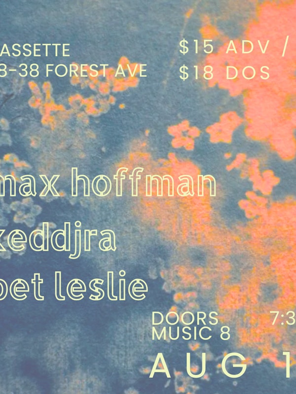 MAX HOFFMAN, KEDDJRA, PET LESLIE