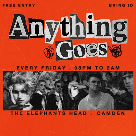 club night - ANYTHING GOES [free entry]