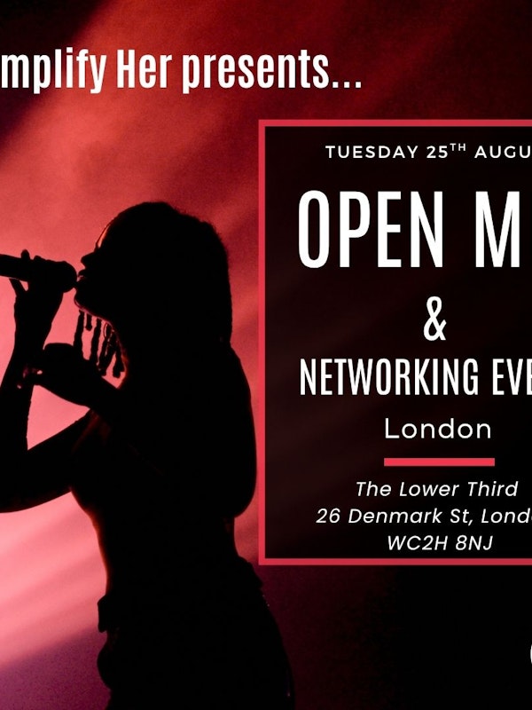 Amplify Her: Open Mic and Networking event