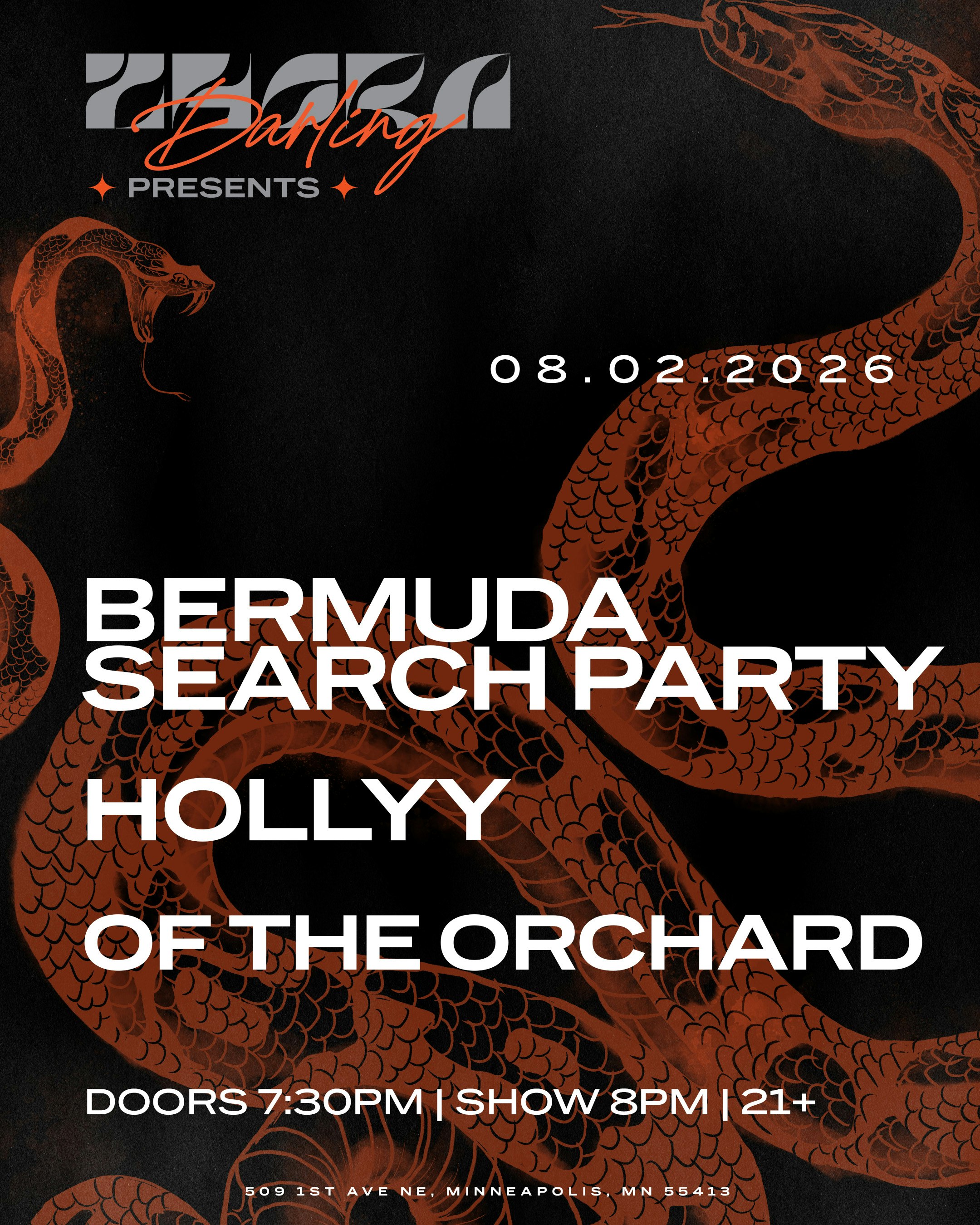 Of the Orchard, Bermuda Search Party, Hollyy flyer