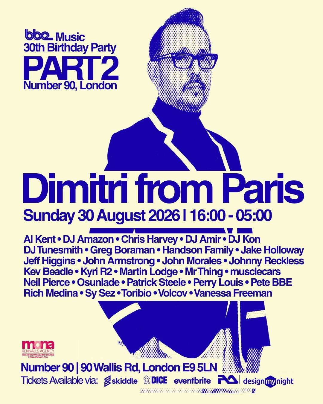 PART 2 BBE Music 30th Birthday Party Tickets