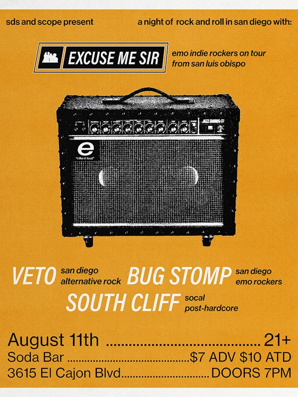 veto, Excuse Me Sir, Bug Stomp, South Cliff