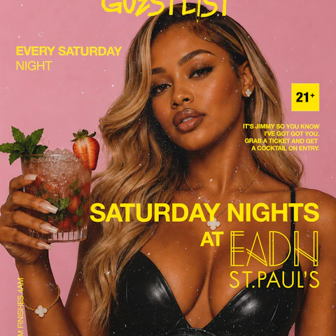 Jimmys Guestlist - Every Saturday @EadnSTP #WEDEY!
