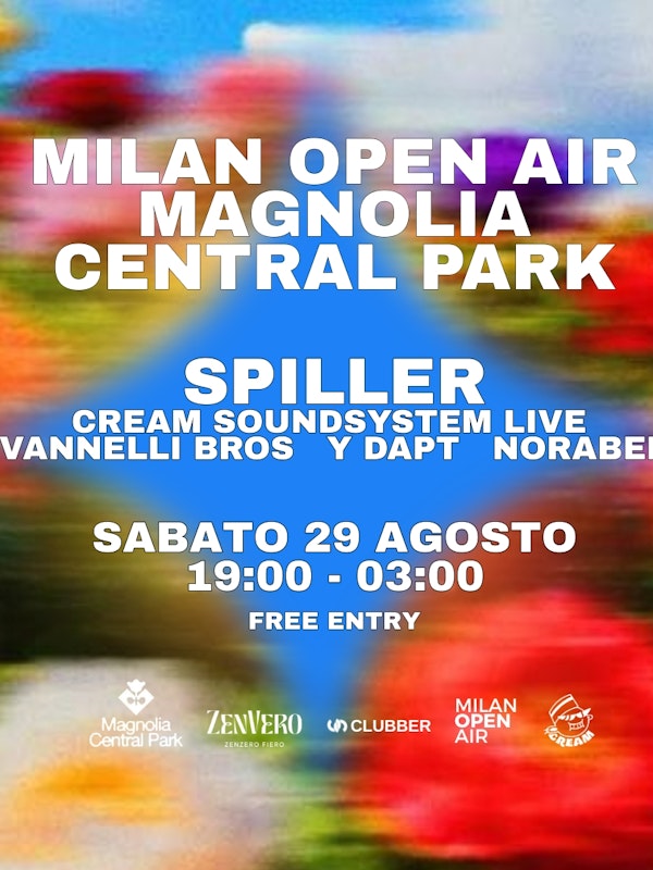Milan Open Air al Magnolia Central Park con Dj Spiller