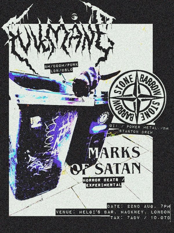 Fullmåne + Stone Barrow + Marks of Satan