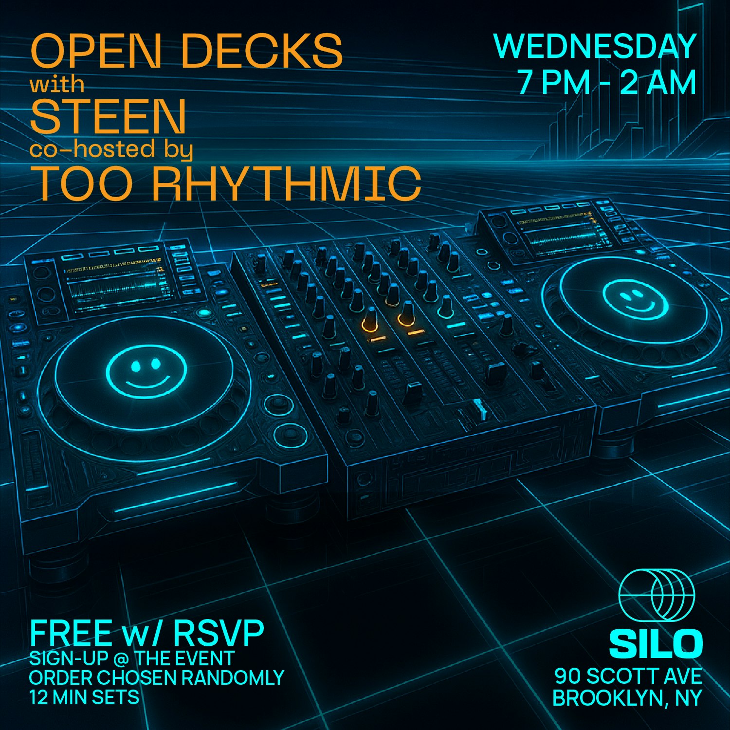 Open Decks w/ Steen and Too Rhythmic [Full Venue Edition]