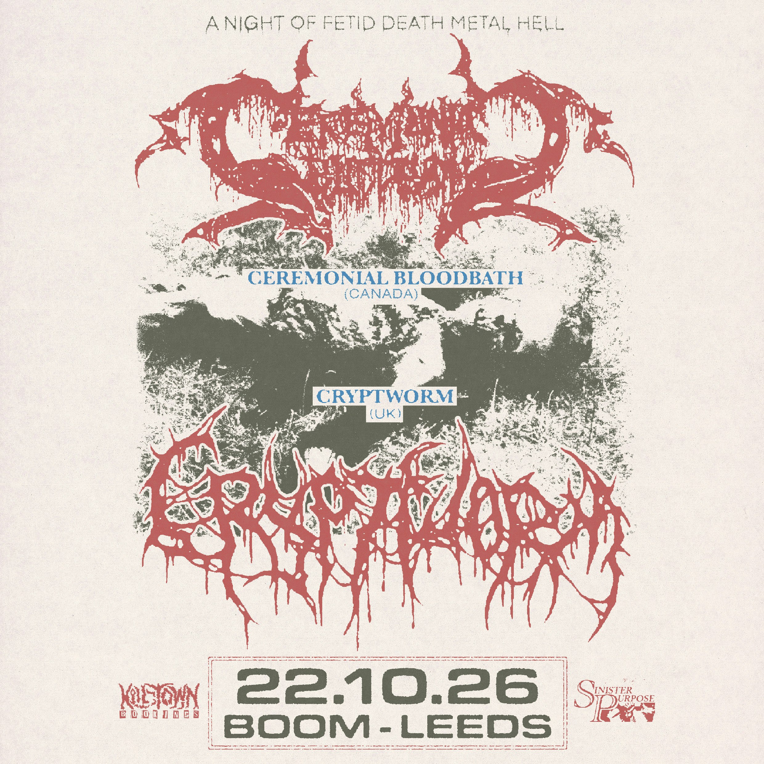 Ceremonial Bloodbath + Cryptworm