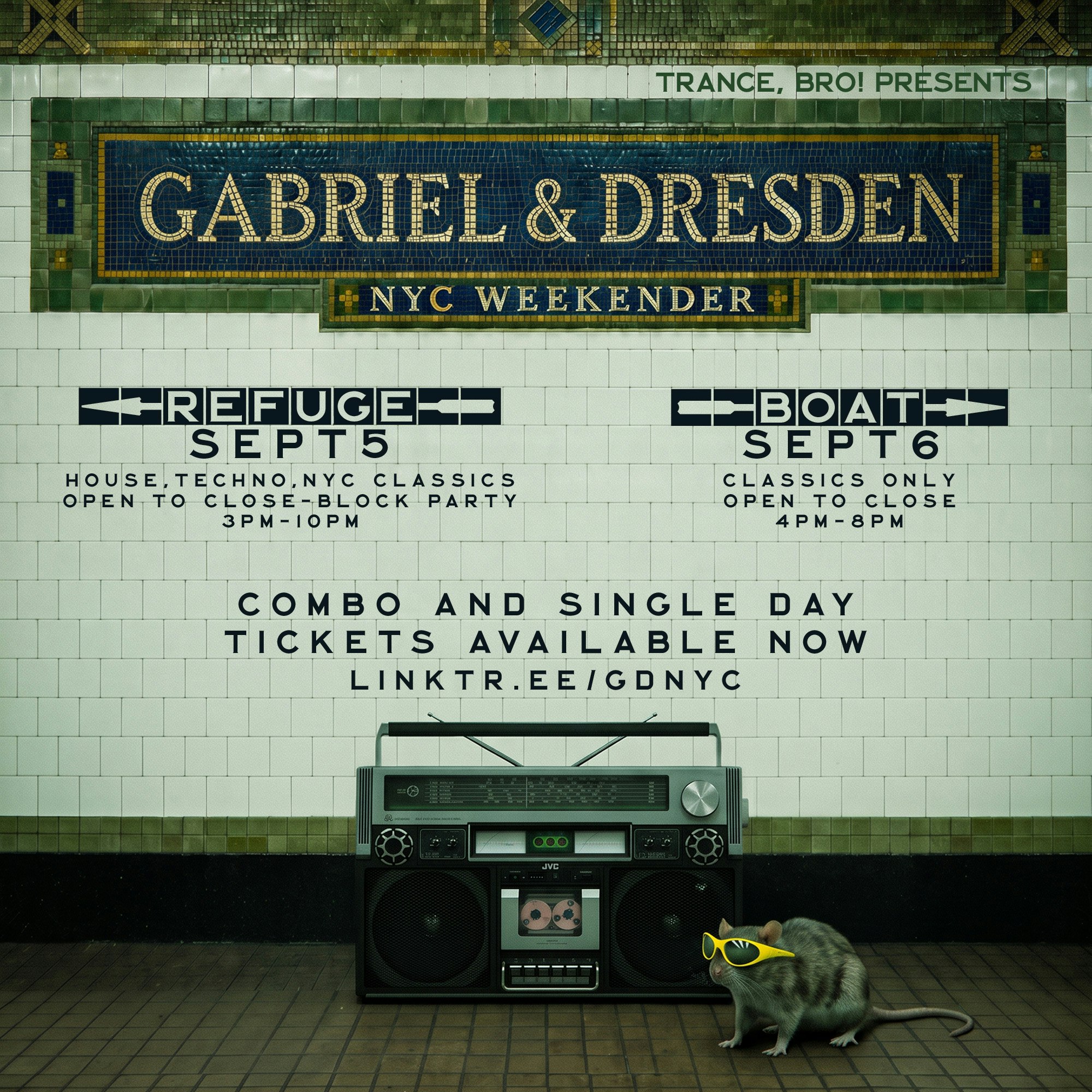 Gabriel & Dresden NYC Weekender Pass
