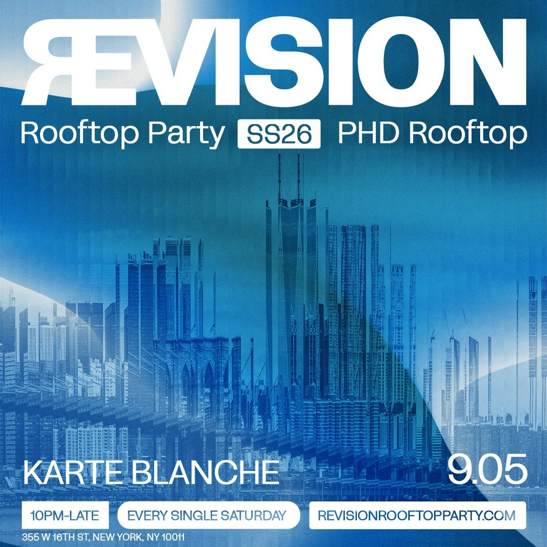 revision rooftop party // 09.05