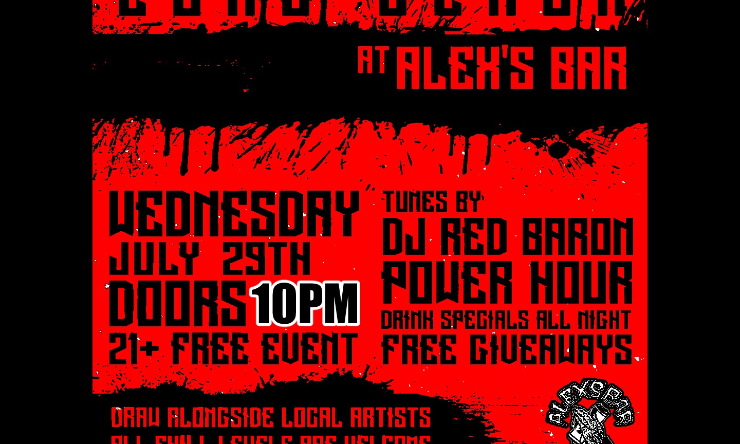 INK AND DRINK with DJ RED BARON