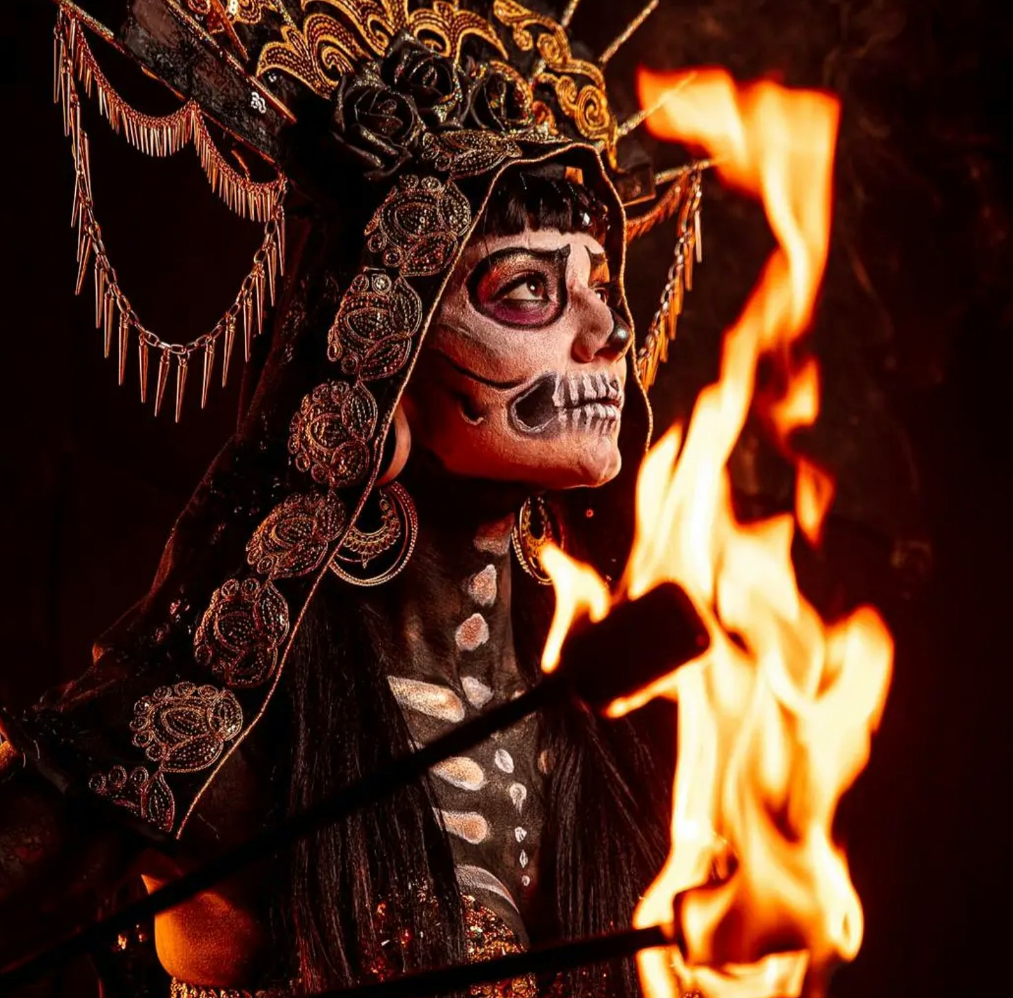 Aima Indigo! Corpse Paint Life Drawing in Camden! at The World's End, Camden, London