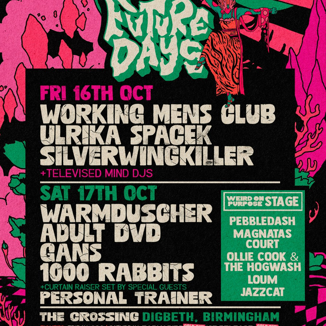 Cover image for Future Days w/ Working Men's Club, Ulrika Spacek +