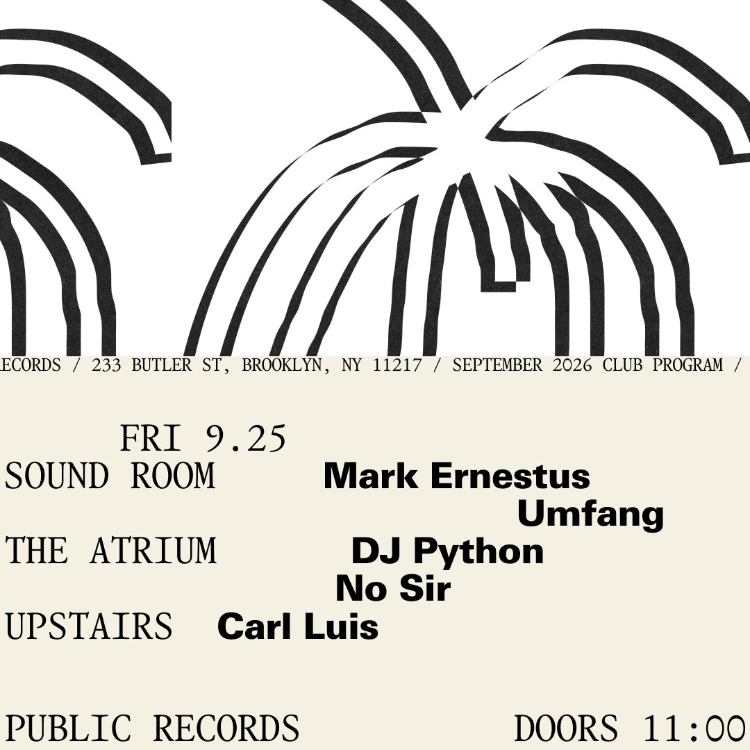 Mark Ernestus, Umfang / DJ Python, No Sir / Carl Luis