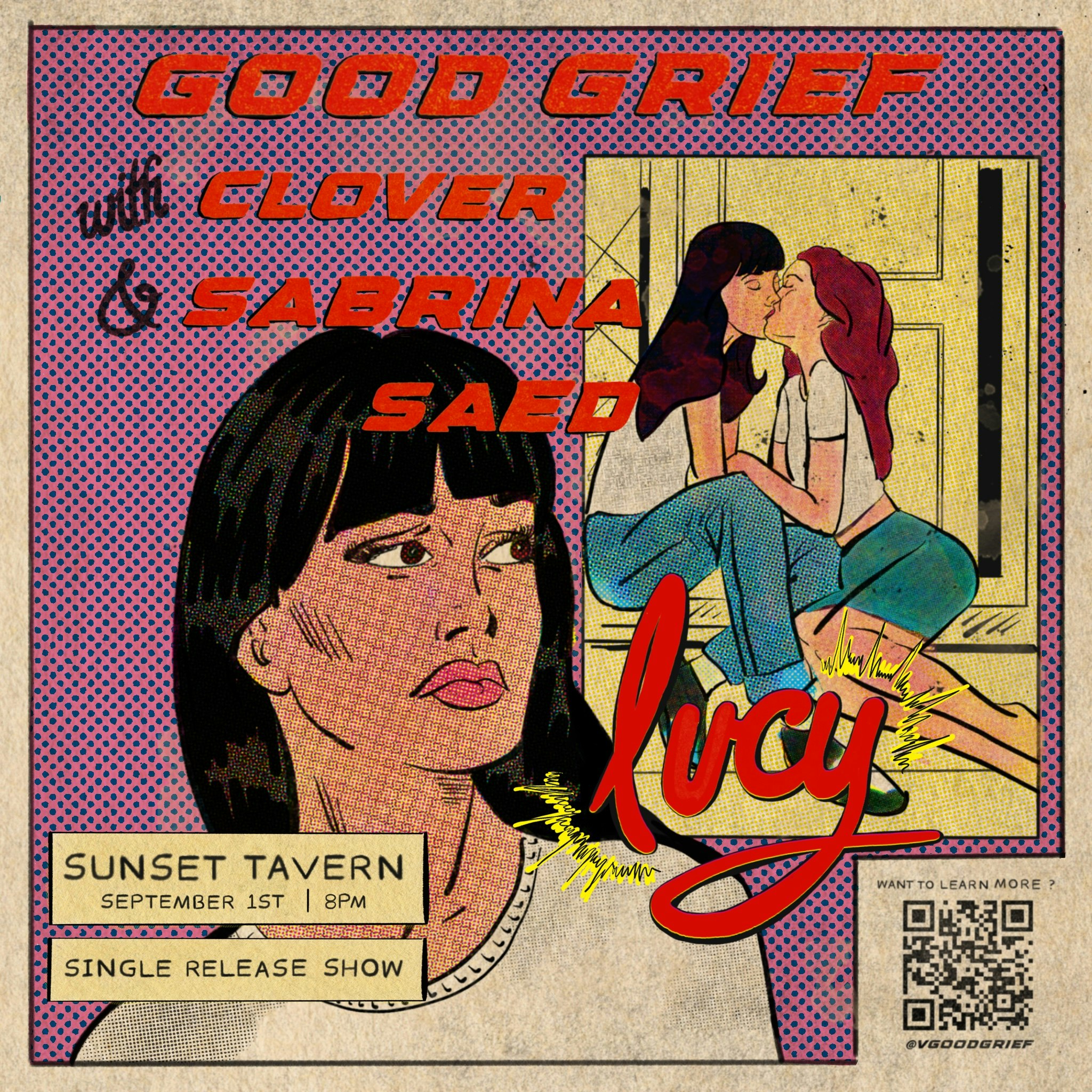 Clover, GOOD GRIEF, Sabrina Saed Tickets | $15.94 | 1 Sept @ The