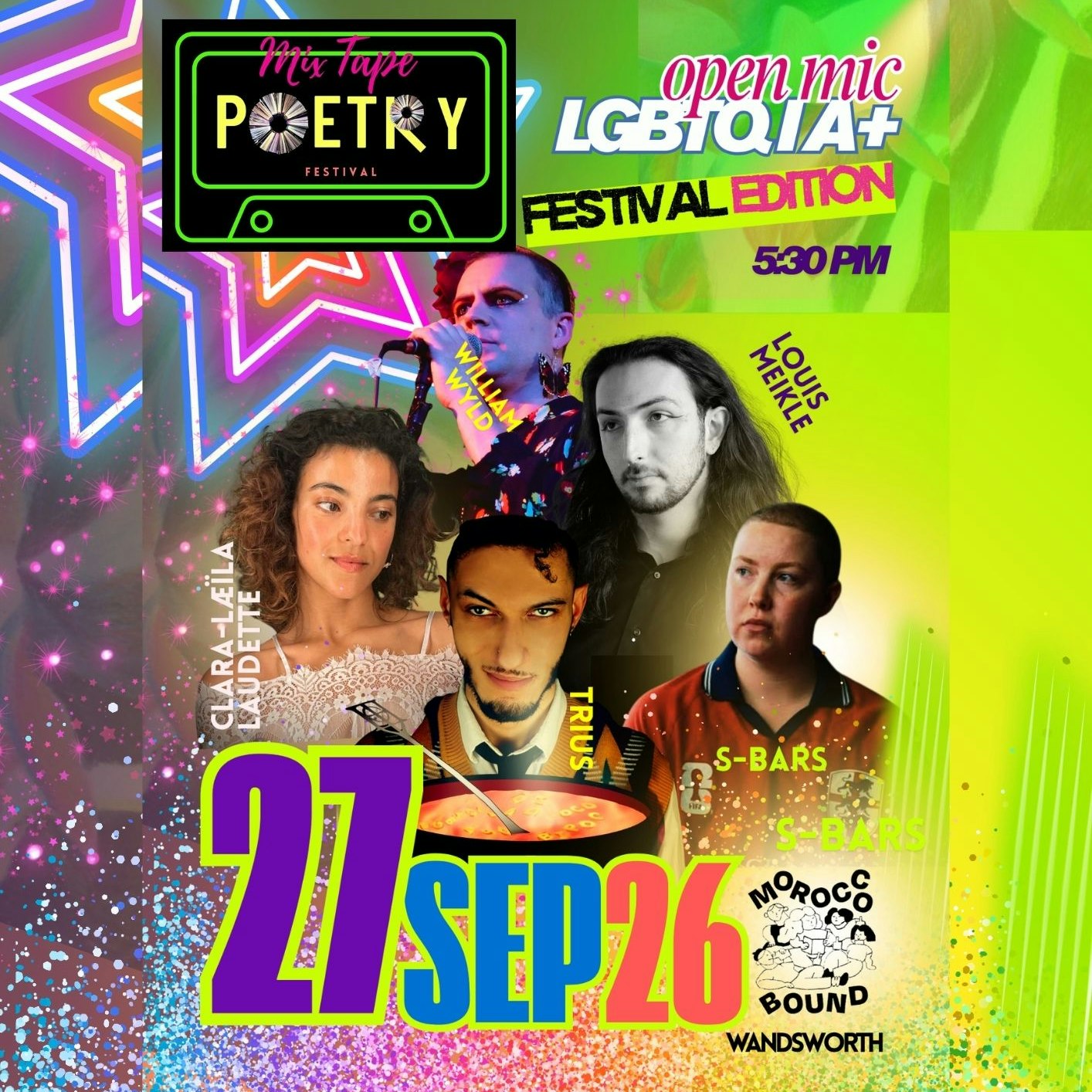 Mixtape Poetry Festival LGBTQIA+ Night