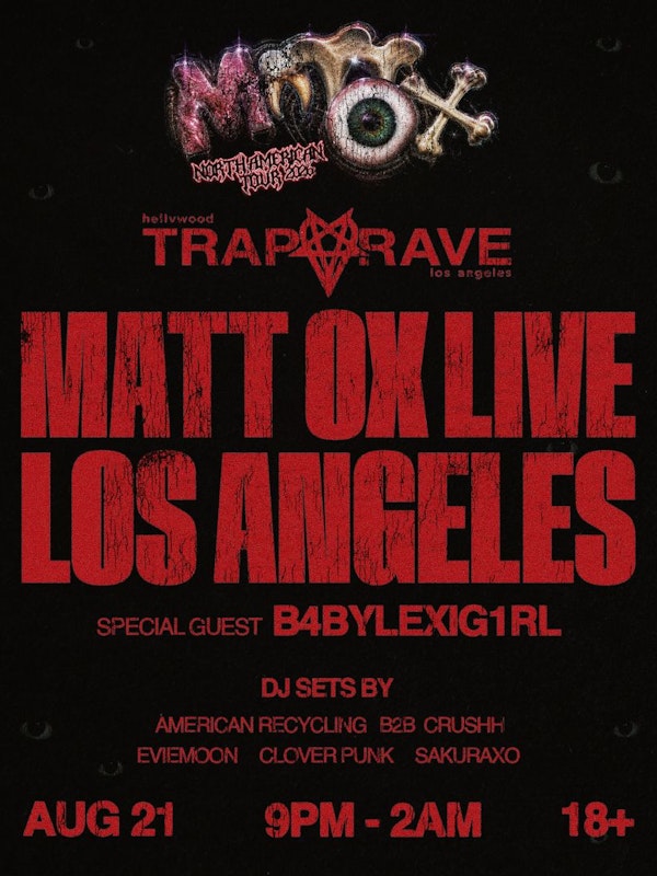 Matt Ox: North American Tour 2026