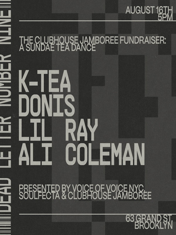 Clubhouse Jamboree Fundraiser: K-Tea, Donis +more
