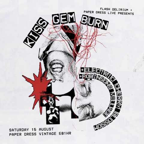 kiss gem burn + Electric Cherry Blossom + Robinson's Village