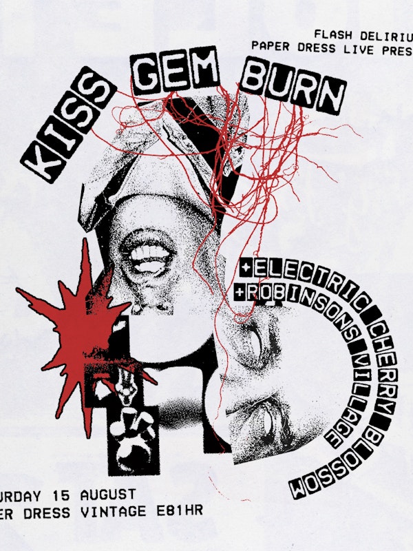 kiss gem burn + Electric Cherry Blossom + Robinson's Village