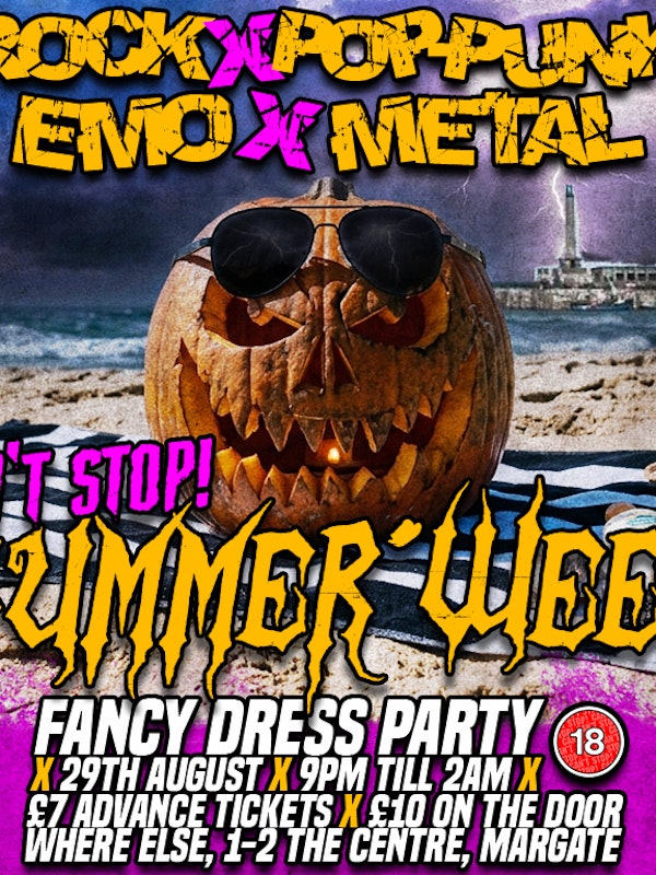 CAN'T STOP! SUMMER'WEEN club night - Emo, Metal, Rock, Pop-Punk & more!