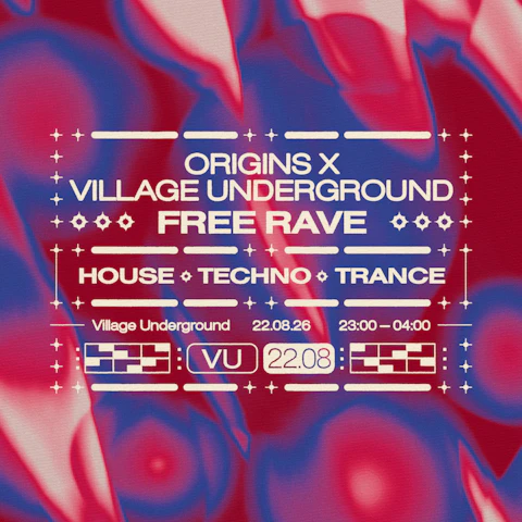 Origins x VU Free Party: House Techno Trance