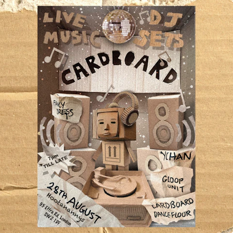 Cardboard: Ychan Gloop Unit, bySebastian + More