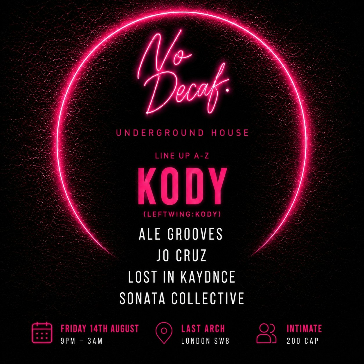 NO DECAF w/ KODY (Leftwing:Kody)