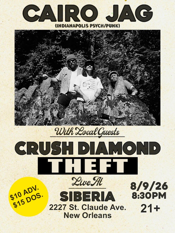 Cairo Jag with Crush Diamond and Theft