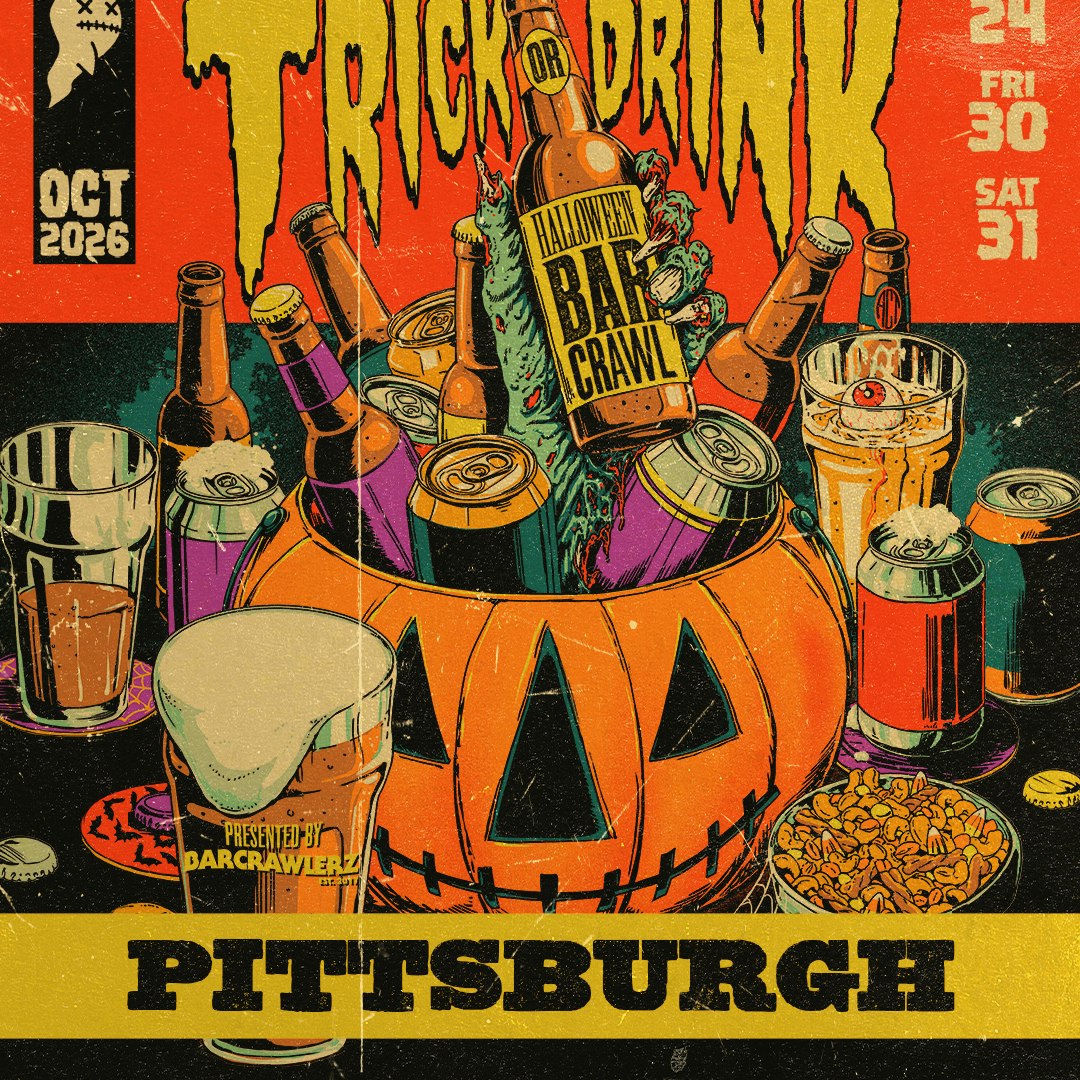 Trick or Drink Pittsburgh Halloween Bar Crawl 3 Days