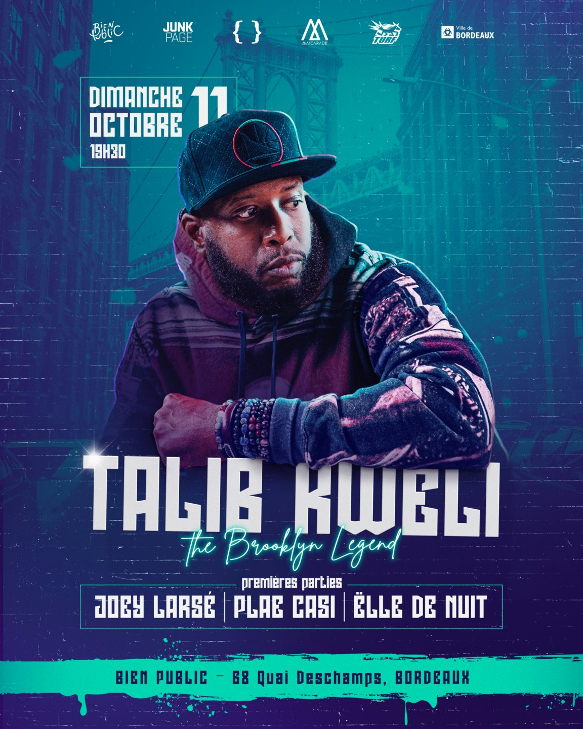 Mascarade invite Talib Kweli, Joey Larsé, Ëlle de Nuit, Plae Casi