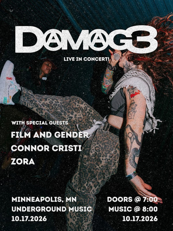DAMAG3, Film & Gender, Connor Cristi, ZORA