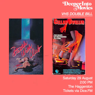 VHS DOUBLE BILL: DEATH WISH CLUB + CELLAR DWELLER
