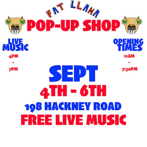Fat Llama Pop-Up Shop 2026