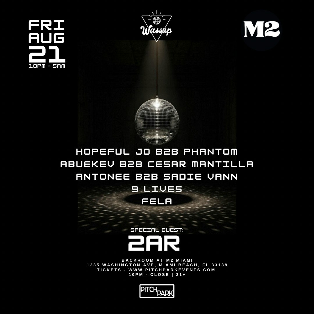 Wassup at M2 — event flyer